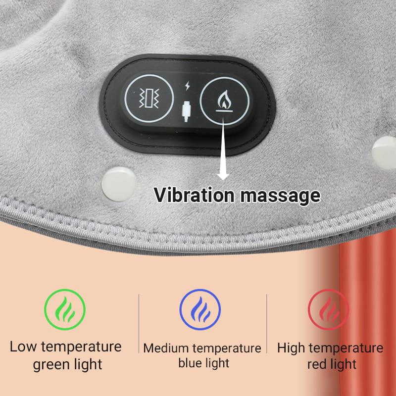 Electric Neck and Shoulder Heating Pad with Vibration - clarioy