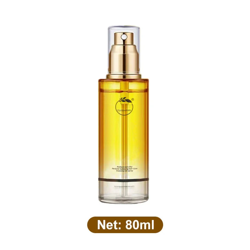 Cushifpan 80ml amber spray bottle for cosmetics or skincare on white background