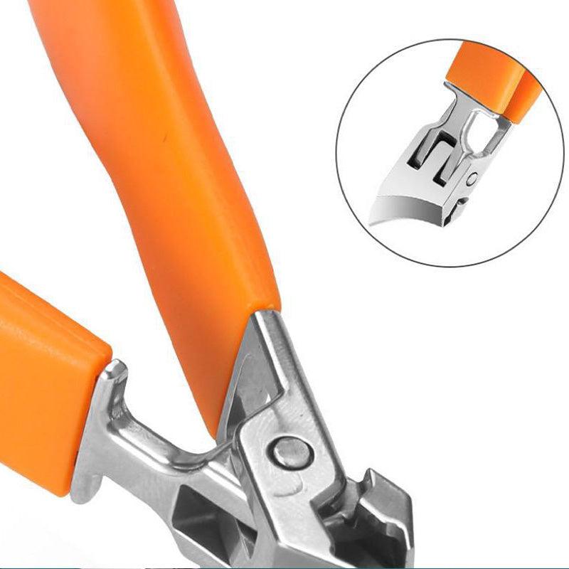 Wide Jaw Opening Anti-Splash Slanted Nail Clipper - clarioy