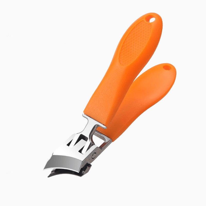 Wide Jaw Opening Anti-Splash Slanted Nail Clipper - clarioy
