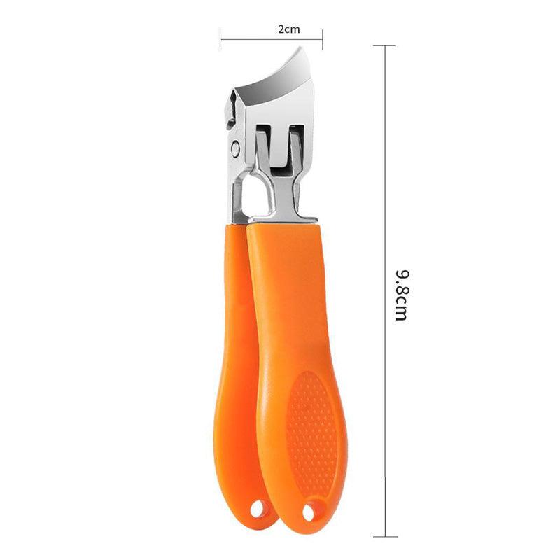 Wide Jaw Opening Anti-Splash Slanted Nail Clipper - clarioy