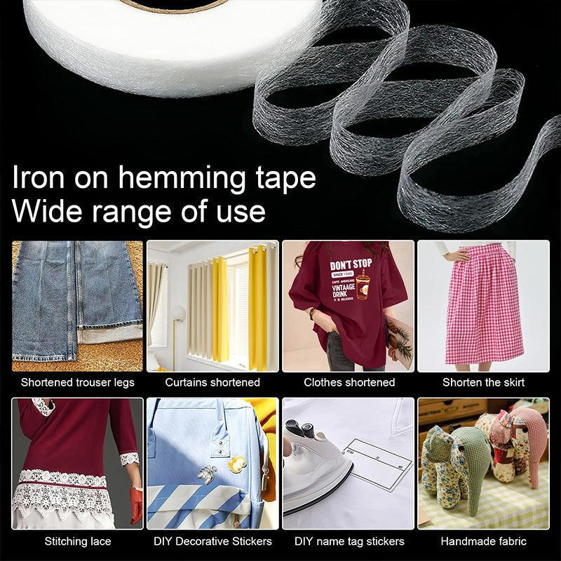 š„Iron-On Double-Sided Fabric Tape for Sewing & DIYš - clarioy