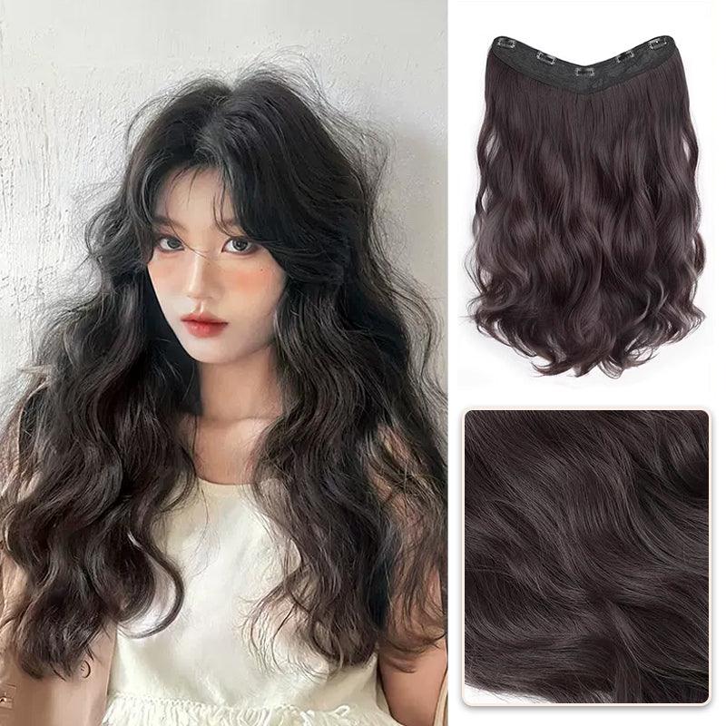 🎅Xmas Specials🎄Clip in U-Shaped Hair Extension Hairpiece for Women - clarioy