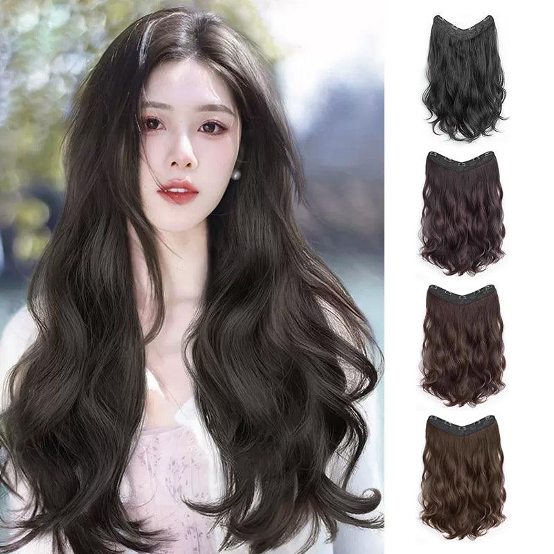 🎅Xmas Specials🎄Clip in U-Shaped Hair Extension Hairpiece for Women - clarioy