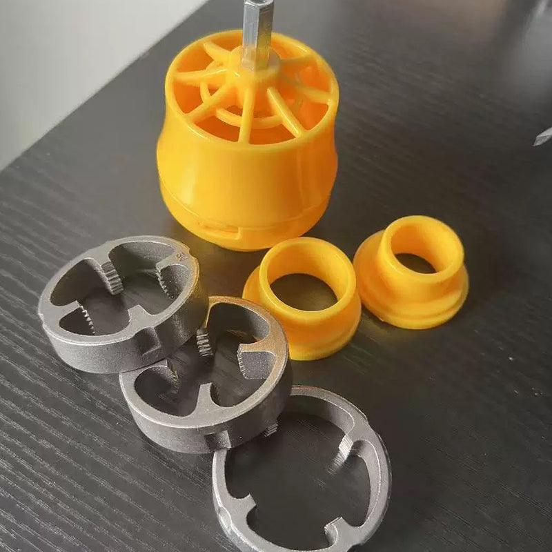 ✨Last Day Promotion 49% OFF 🛠️Electric Drill Compatible PVC Pipe Threader Kit with Various Die Sizes - clarioy