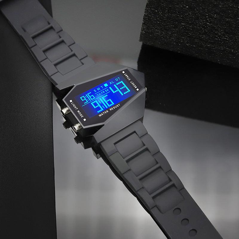 🔥Creative luminous aeroplane shape LED watch⌚ - clarioy