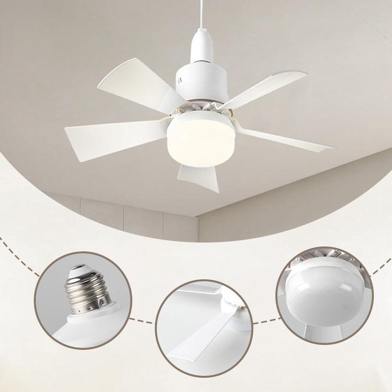2-in-1 Portable Ceiling Fan & Light With Remote Control - clarioy