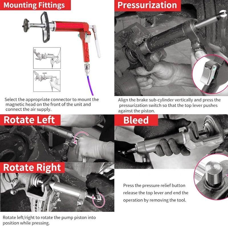 24pcs Pneumatic Brake Caliper Compression Tool(50% OFF) - clarioy