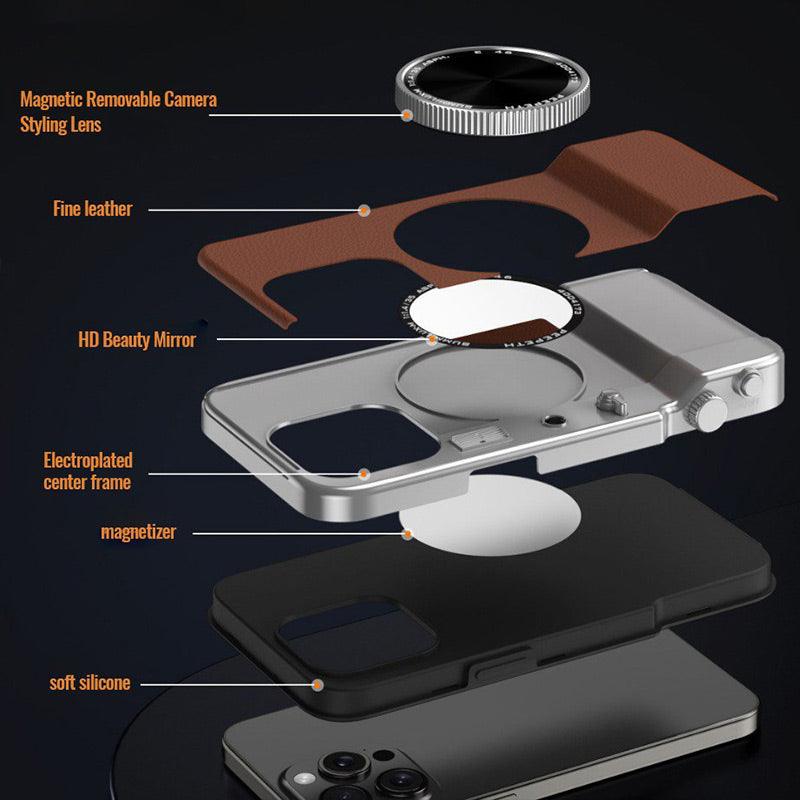 Vintage Camera Phone Case for iPhone 11/12/13/14/15 - clarioy