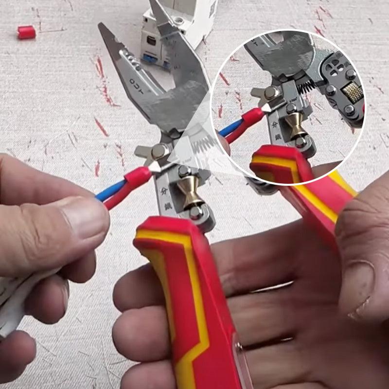 💥🧰Versatile Wire Stripping Pliers with Electricity Measurement - clarioy