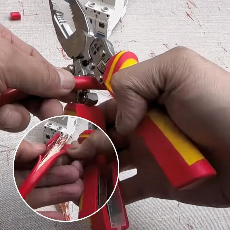 💥🧰Versatile Wire Stripping Pliers with Electricity Measurement - clarioy