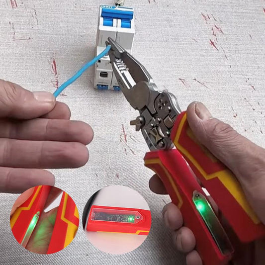 💥🧰Versatile Wire Stripping Pliers with Electricity Measurement - clarioy