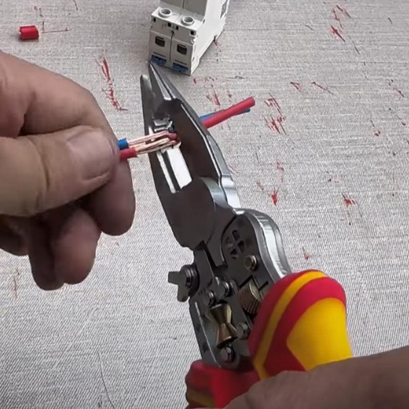 💥🧰Versatile Wire Stripping Pliers with Electricity Measurement - clarioy