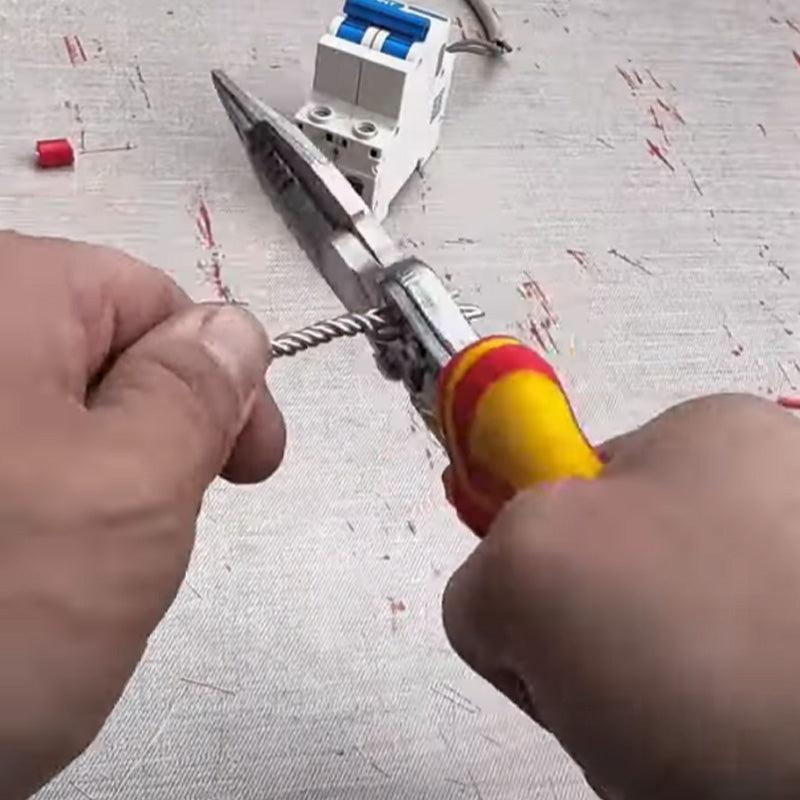 💥🧰Versatile Wire Stripping Pliers with Electricity Measurement - clarioy