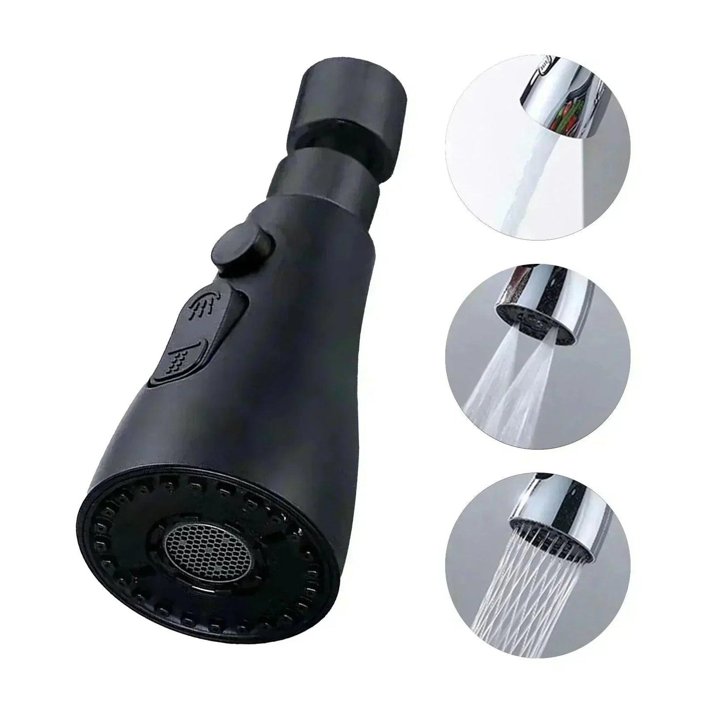 360 degree rotating high-pressure tap + adapter - clarioy