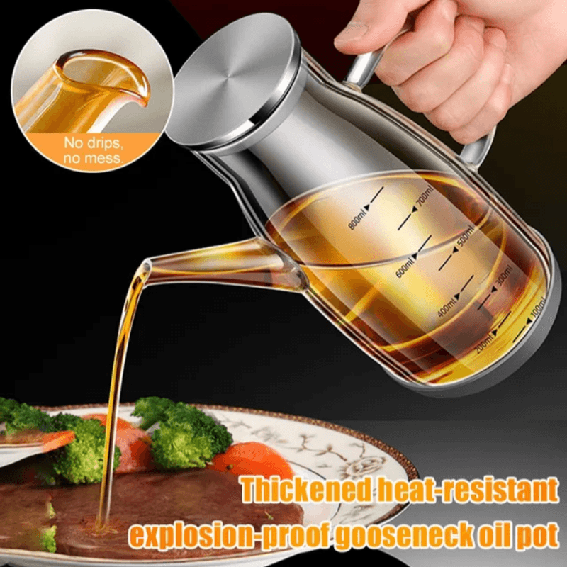 💥50% OFF!💥 Leak-Proof Oil Dispenser Bottle with Drip-Free Spout – No Mess, Just Precision! - clarioy