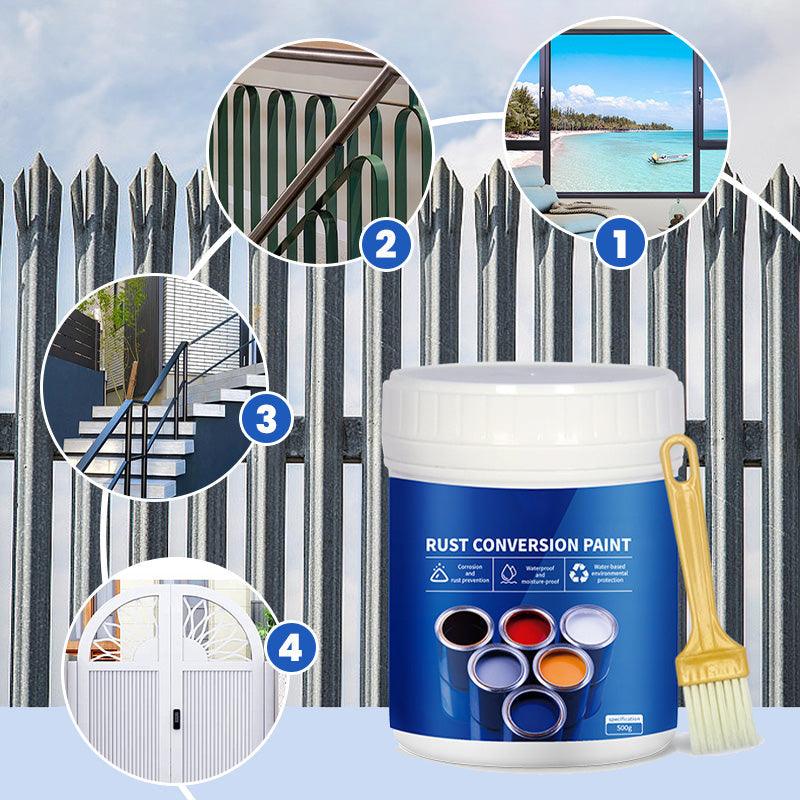 🔥HOT SALE 50%OFF🔥Weatherproof Rust Converter Paint for Metal - clarioy
