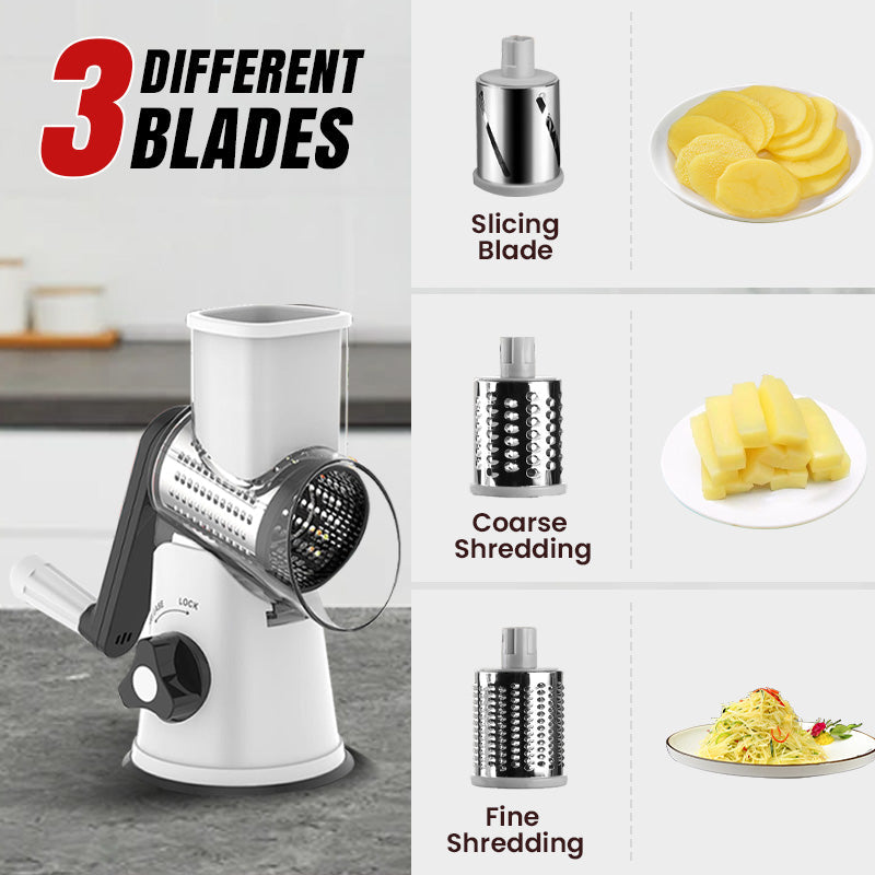 🔥Limit Time 46% OFF🔥Multifunctional Manual Rotary Grater & Chopper