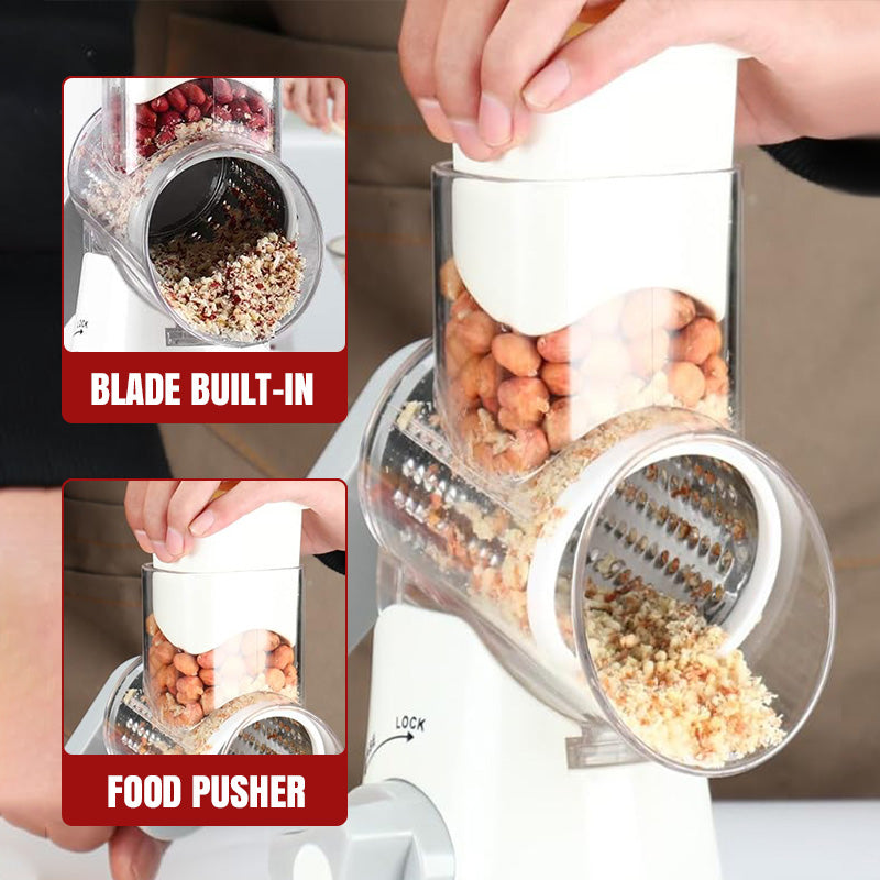🔥Limit Time 46% OFF🔥Multifunctional Manual Rotary Grater & Chopper