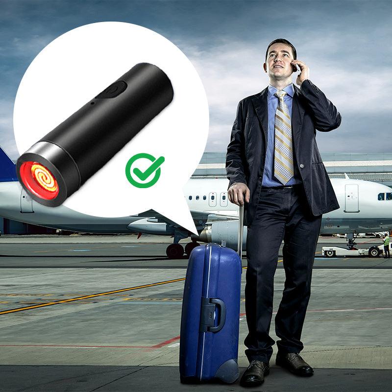 Flameless & Windproof Coil Lighter with Keyring - clarioy