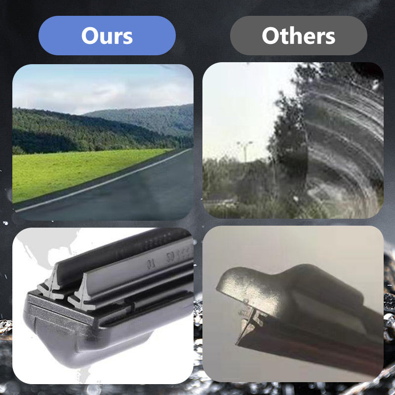 Multi-Function Boneless Double Rubber Strip Wiper(50% OFF)