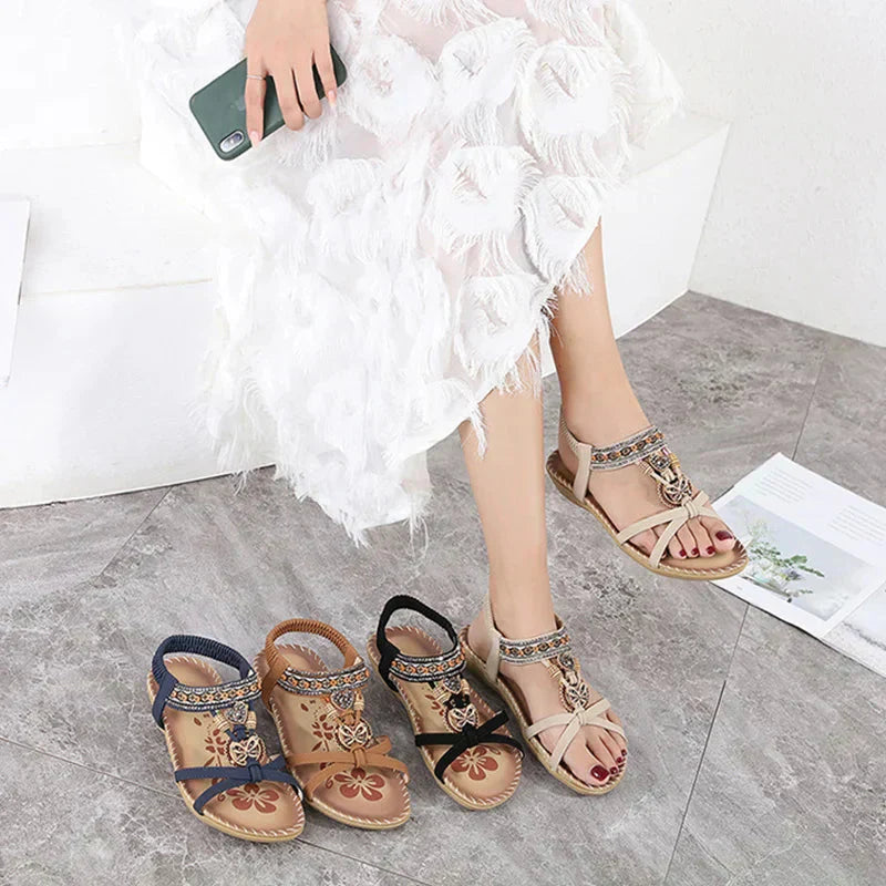 ๐ Bohemian Orthopedic Sandals โ Arch Support, Non-Slip Sole & Barefoot Comfort for All-Day Wear ๐