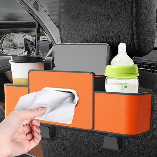 🚗💦Car Multifunctional Seat Back Waterproof Storage Bag🎒 Travel Organizer Extraordinaire Keep Your Car Tidy