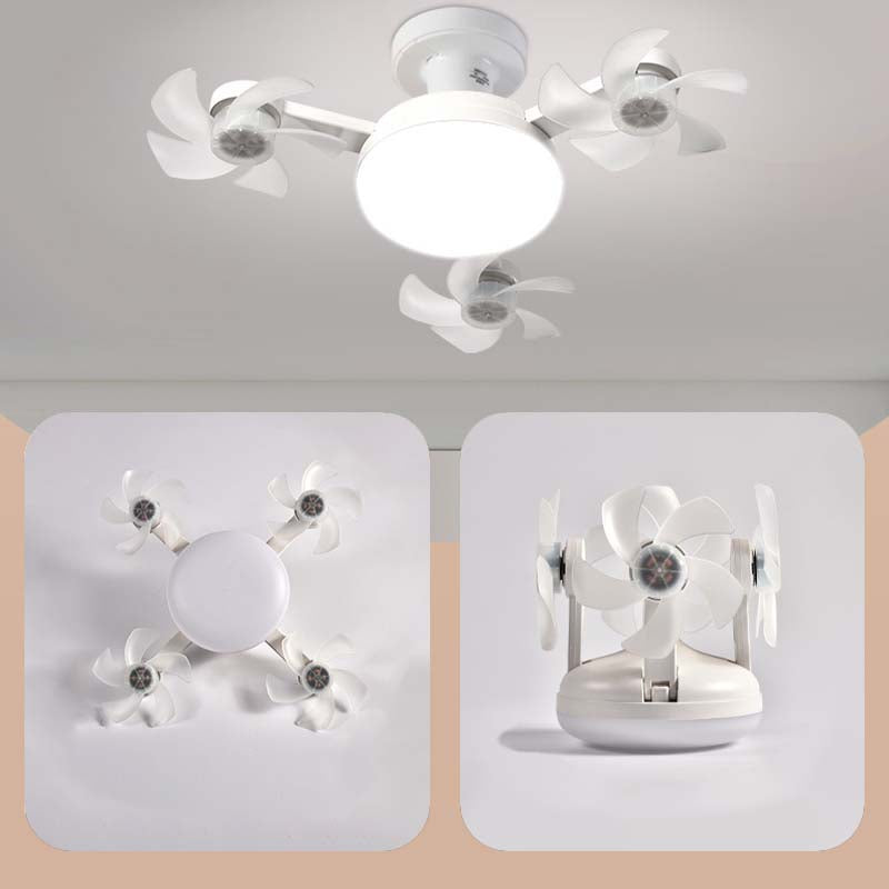 Remote-Controlled LED Ceiling Fan Light