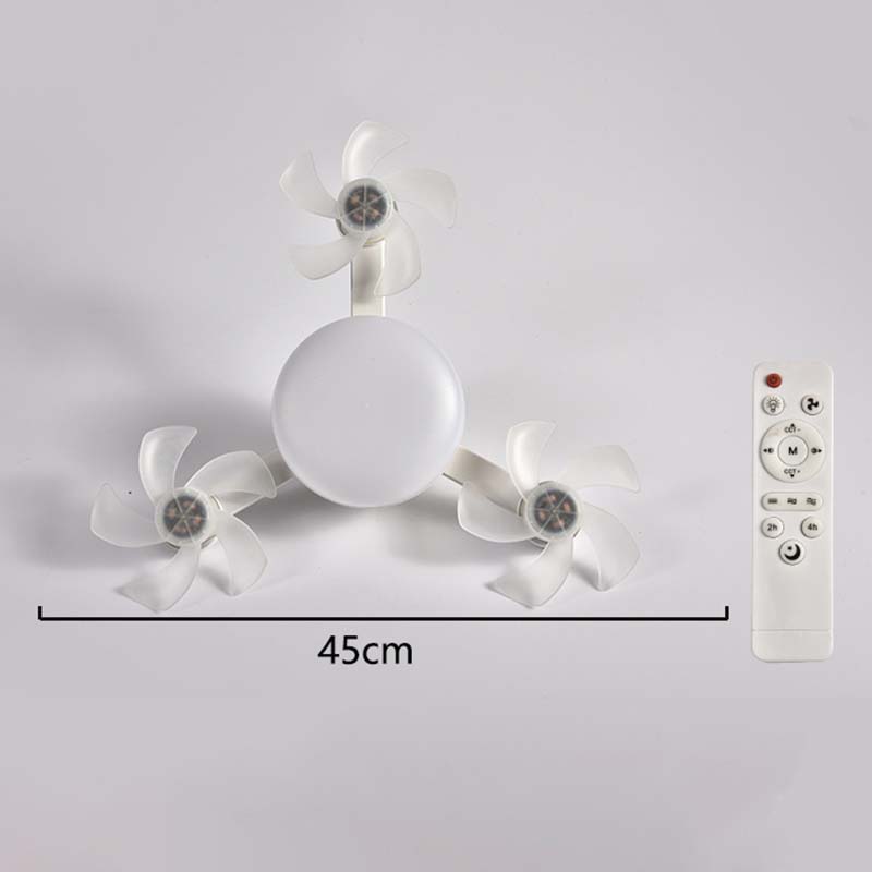 Remote-Controlled LED Ceiling Fan Light