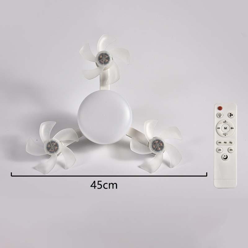 Remote-Controlled LED Ceiling Fan Light