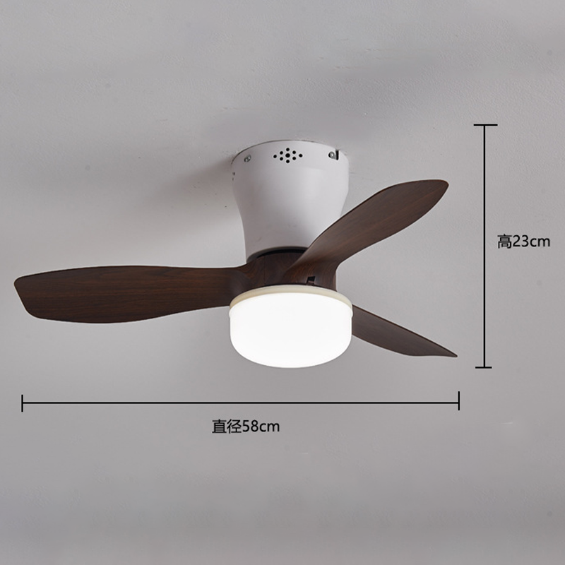 Remote-Controlled LED Ceiling Fan Light