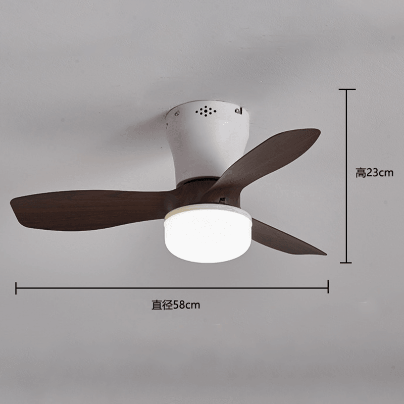 Remote-Controlled LED Ceiling Fan Light