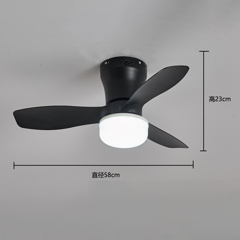 Remote-Controlled LED Ceiling Fan Light
