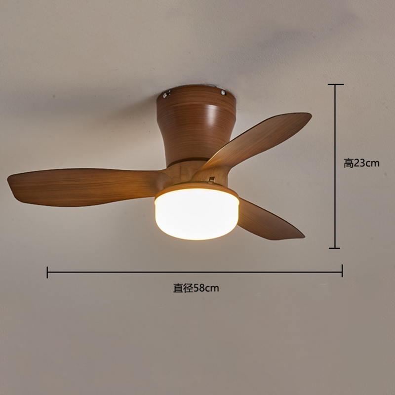 Remote-Controlled LED Ceiling Fan Light