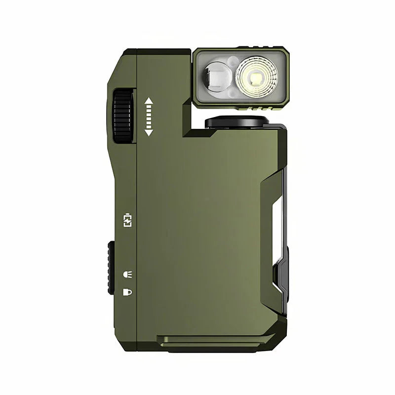 Clarioy green portable LED flashlight tool with rugged design, auto and homeware accessory