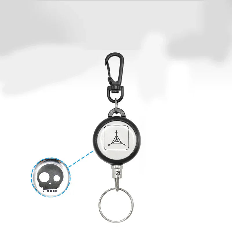 ๐ BUY 1 GET 1 FREE! ๐ Heavy-Duty Retractable Keychain โ Durable Cable, Compact Design & Secure Key & Card Holder ๐ณ