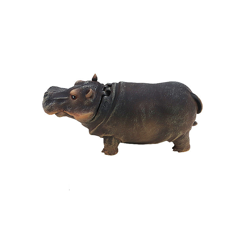 🦛🌿Fish Tank Hippo Bubble Decoration💦