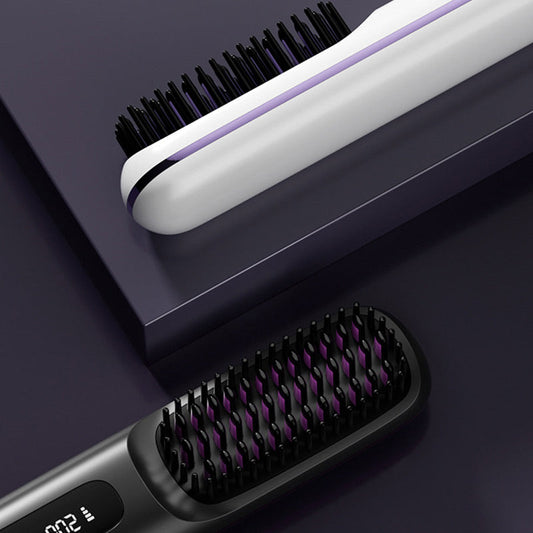🔥Summer Hot Sale 40% Off🔥Wireless Ceramic Heating Hair Straightening Comb