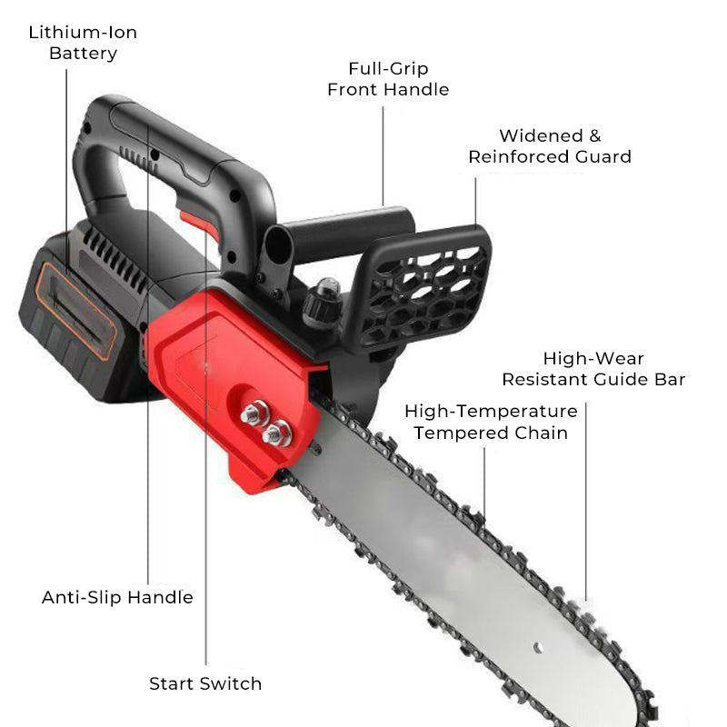 ⏰⏰⏰Last 2 hours: Big Sale & Free Shipping🔥Powerful Cordless Chainsaw (Lithium Battery) - 🎁 Tool Set Free Temporarily!