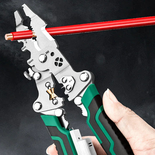 🔥Last day of the limited-time 50% off sale🔥👷♂️Multifunctional Foldable Wire Stripping Scissors with Electrical Test👷♂️