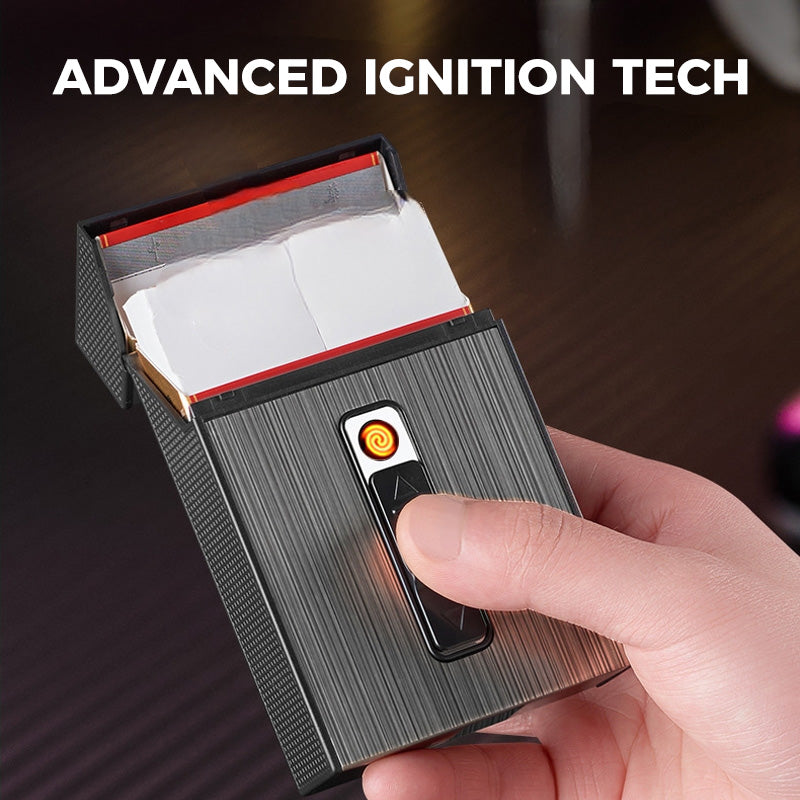 š„Hot Sale 50% OFFš„Cigarette Case with Lighter