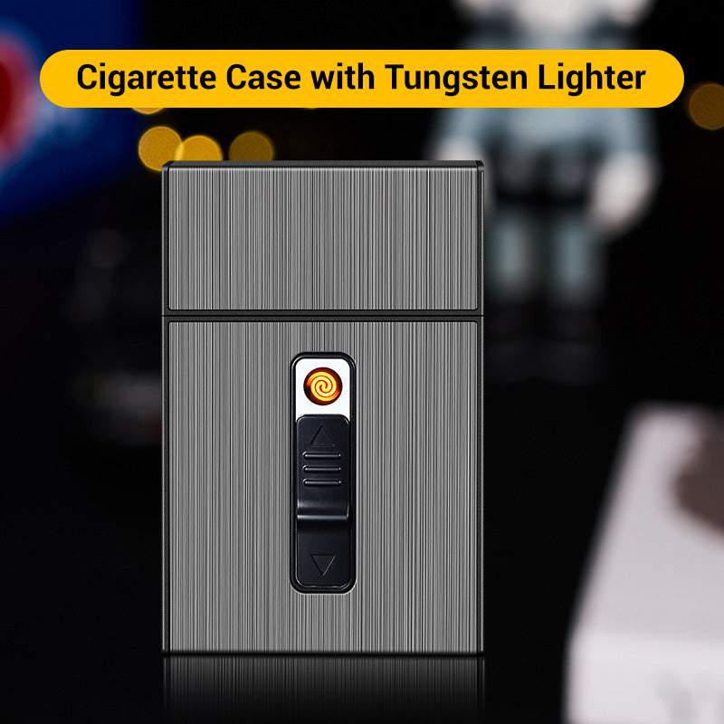 š„Hot Sale 50% OFFš„Cigarette Case with Lighter