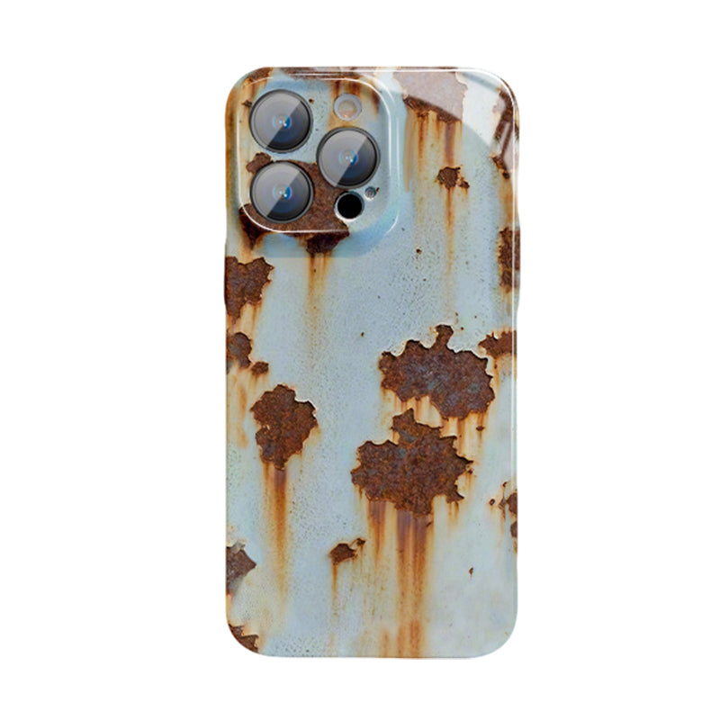 🔥2025 Hot Sale 🔩Vintage Rust Hard Case For iPhone