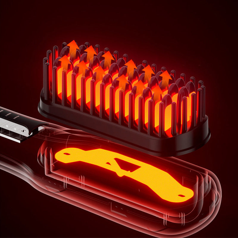 Negative Ion Hair Straightener Brush(50% OFF)
