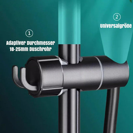 Universal adjustable shower head holder for 18-25mm pipe, premium bathroom accessory by clarioy