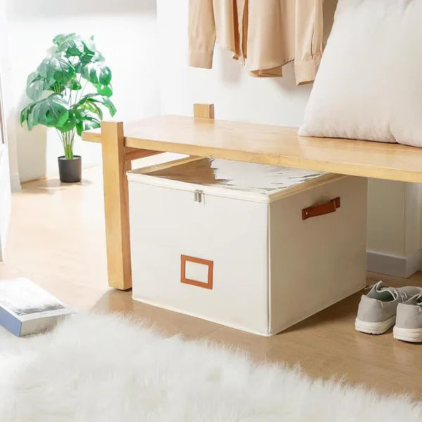 ๐ Fabric Shoe Organizer Storage Box โ Foldable Design, Large Capacity, Dustproof & Breathable, Space-Saving for Closet & Bedroom ๐งบ