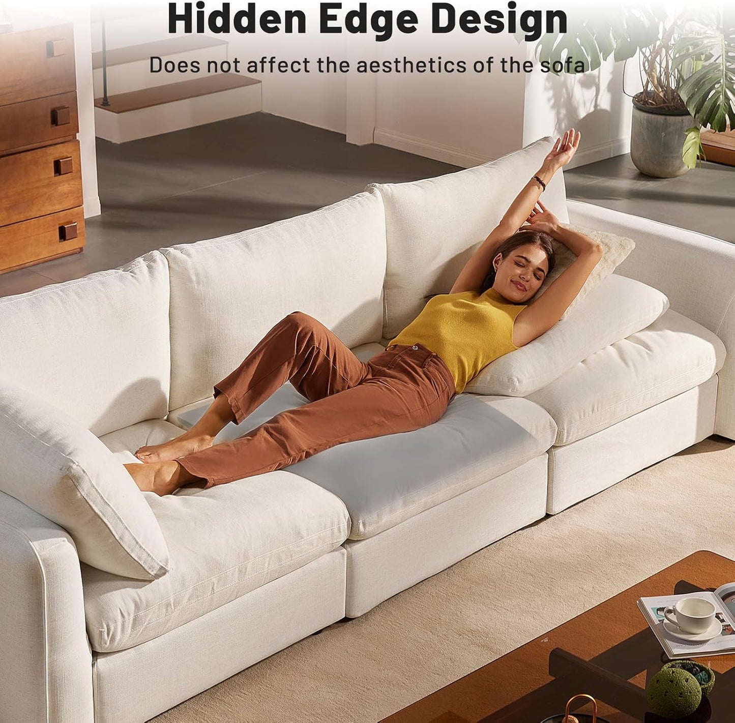 🛋️ BUY 2 GET 1 FREE! ✨ Sofa Cushion Support for Sagging Seats - High-Density Foam Insert with Non-Slip Base for Enhanced Comfort & Posture 🏠💫