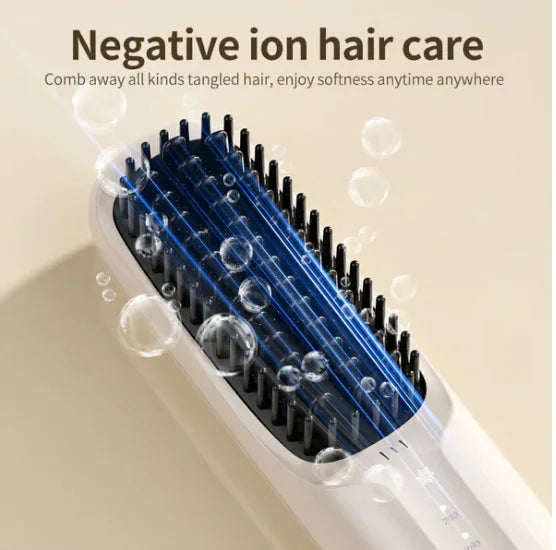 Negative ion hair care brush for detangling and softening hair, premium home electronics by clarioy