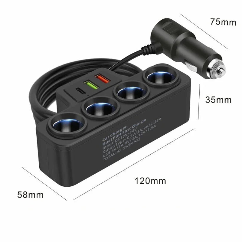 Hot Sale ๐ฅ Deals-7-in-1 Cigarette Lighter Adapter