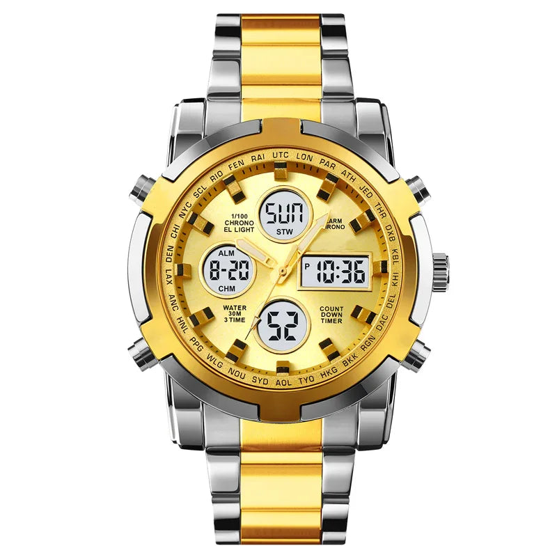 ⌚ 50% OFF NOW! 🪖 Men‘s Military Watch – Analog-Digital Display, Waterproof & Shock-Resistant 🛡️
